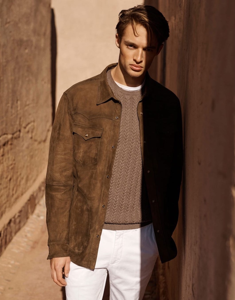 Spanish brand Massimo Dutti demonstrates how seamlessly neutral colors come together with chic results.